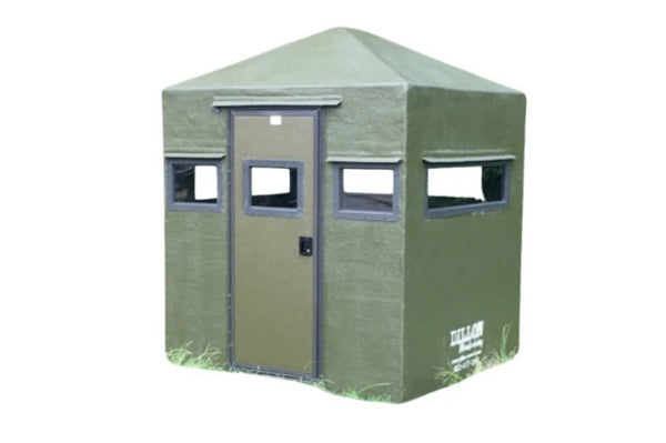 fiberglass hunting blinds built for durability and comfort
