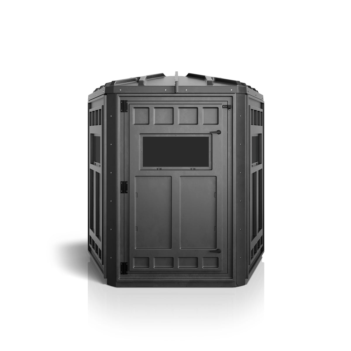 Booner 5-panel hunting blind front
view