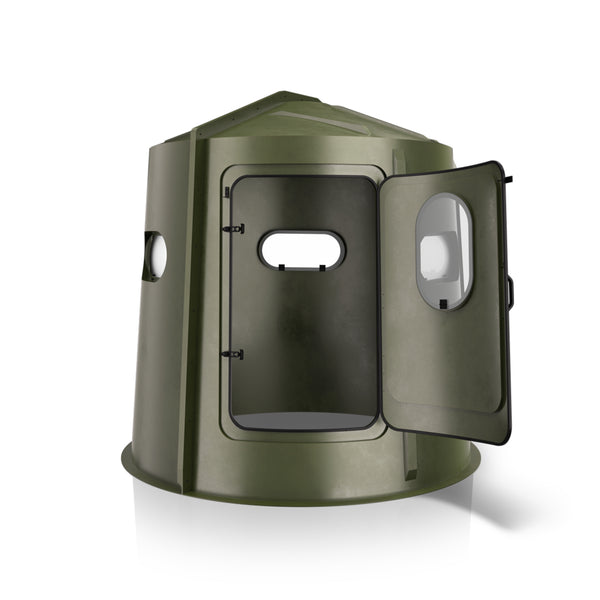 Maverick 5-Shooter GX Deer Blind in Green with Clear Windows