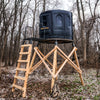 Maverick XL Hunting Blind in Black with Clear Windows 00316