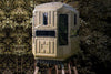 elevated hunting blinds dual threat combo with qp kit advantage hunting game keeper