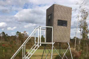 aluminum and insulated deer blinds 4' x 6' ground big dogg