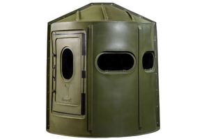 maverick 5-shooter gx deer blind in green with tinted windows
