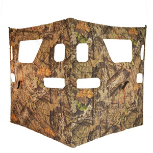 rhino blinds cut n run 2-panel blind mossy oak