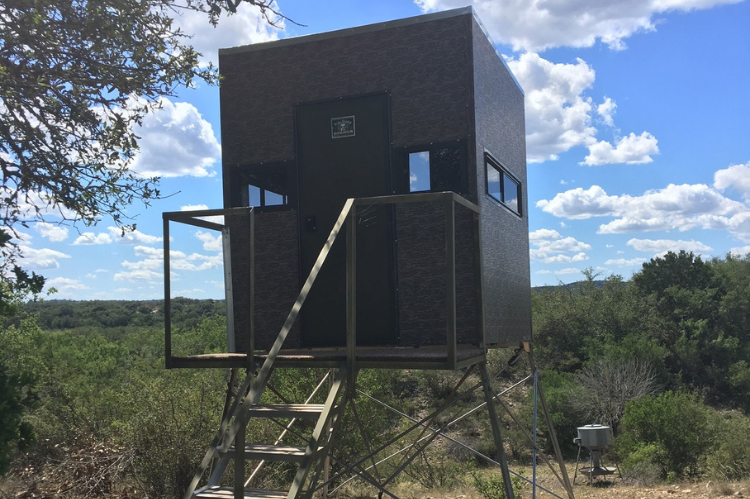 Aluminum and insulated 6x6 Big Dogg deer blind for ground hunting – durable, weather-resistant blind with thermal protection for all-season concealment.