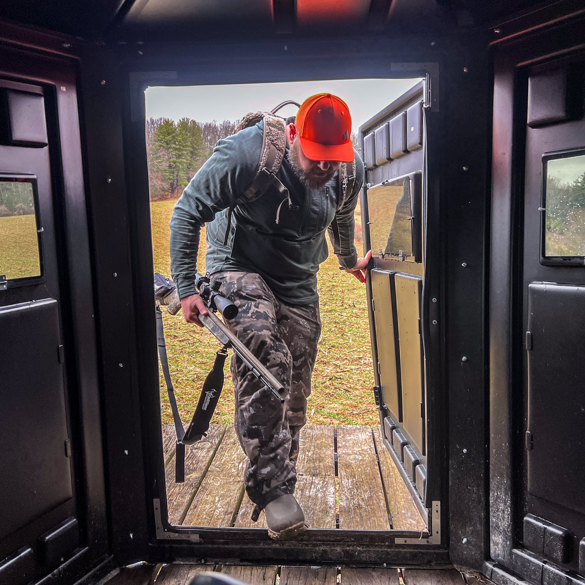 Booner Hunting Blinds with 6-Panel Thunderdome and Tinted Windows – Spacious, durable, and designed for ultimate concealment in the field.