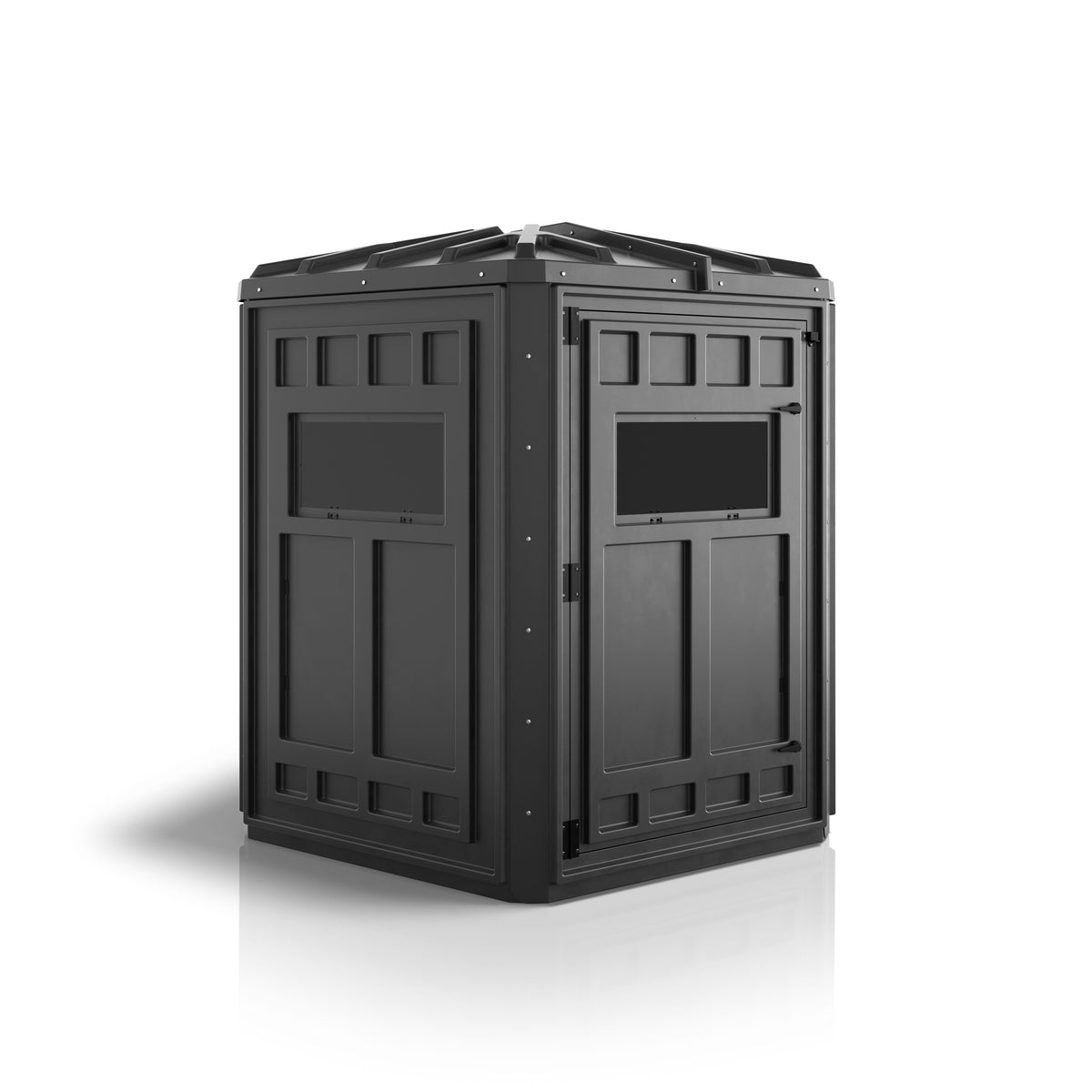 Booner 5-panel hunting blind left side view.