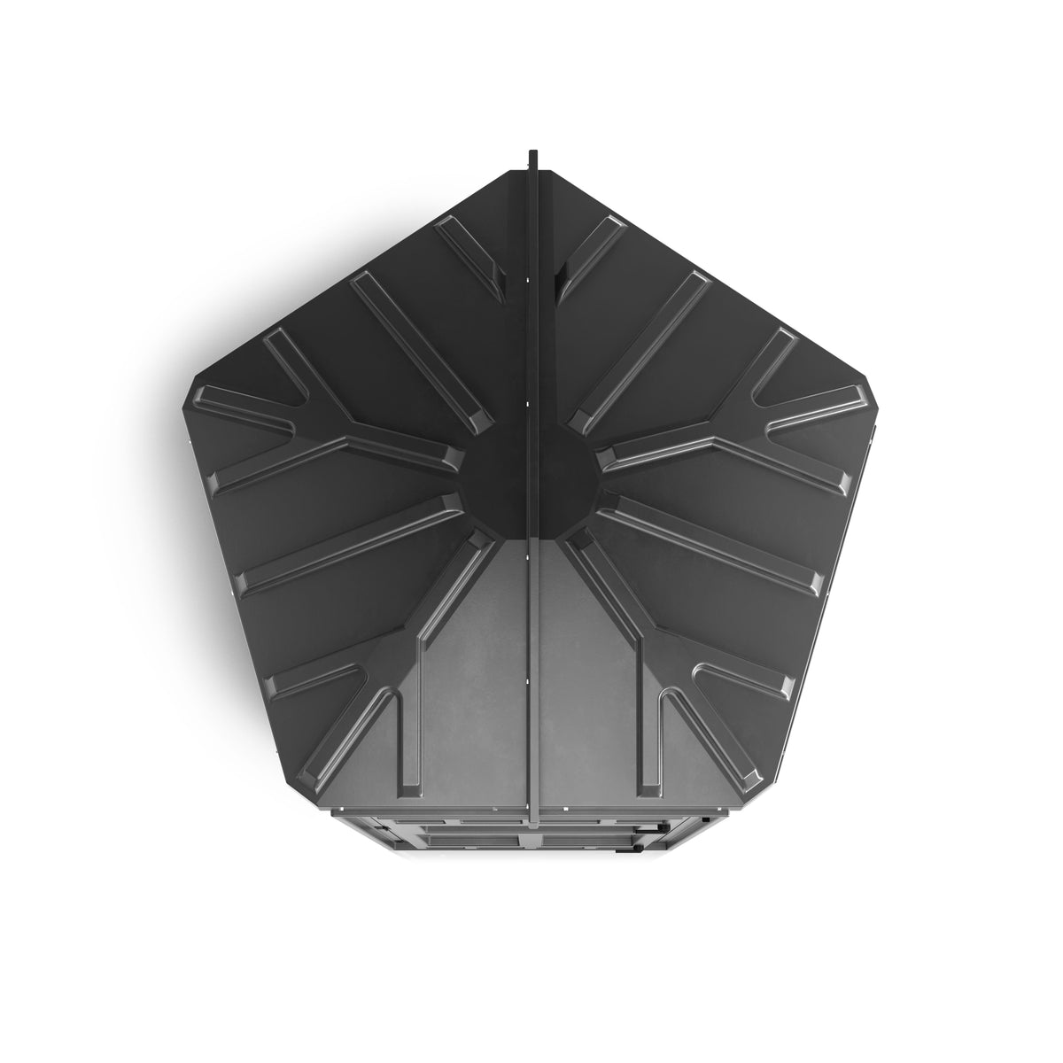 Booner 5-panel hunting blind top view