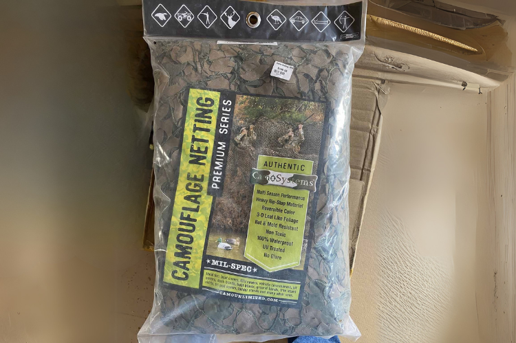 12 Point Hunting Blinds Camouflage Netting for added concealment