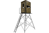 muddy gunner steel box hunting blind with 10 ft. tower mud-bbbst1000-10c