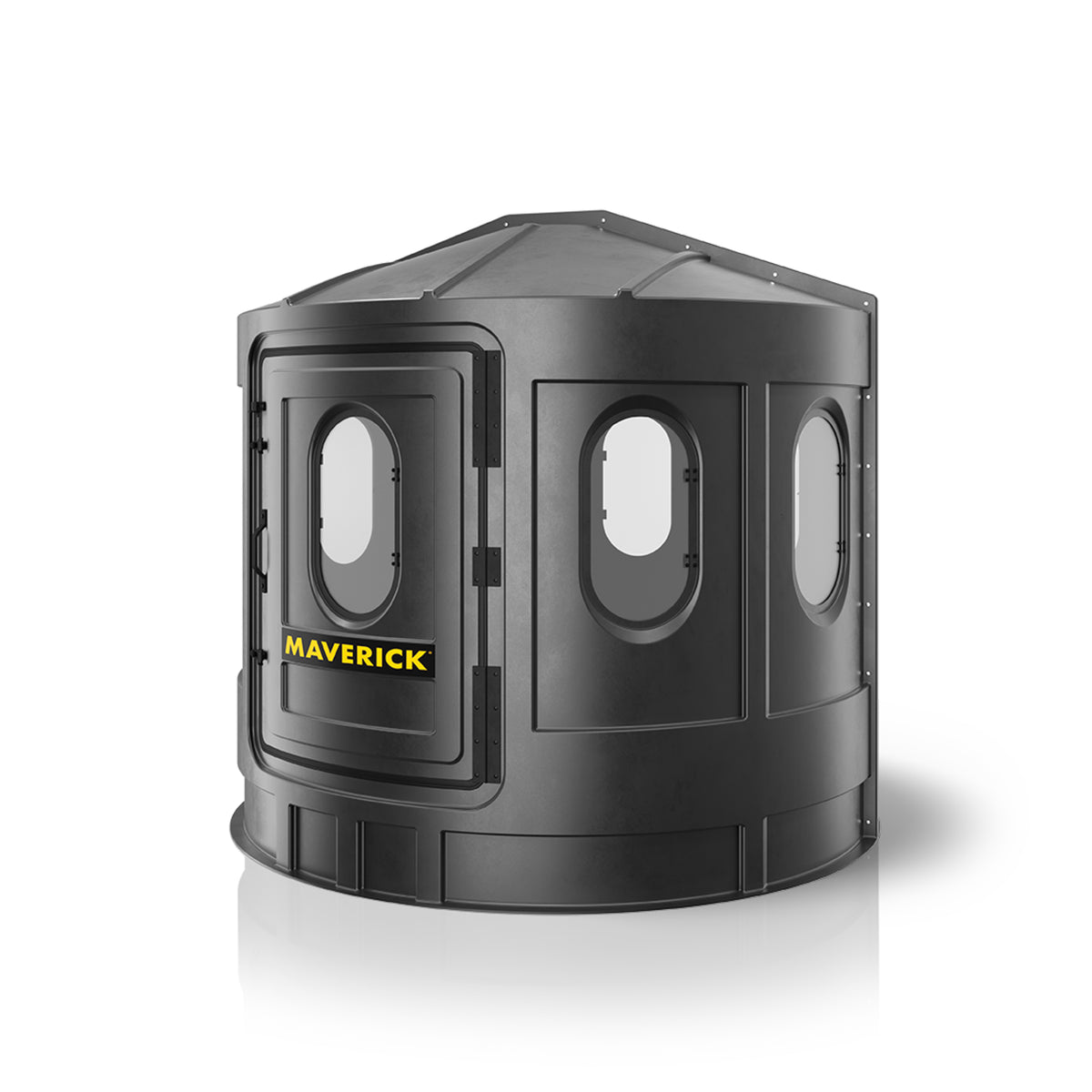 Maverick XL Hunting Blind in Black with Clear Windows 00316