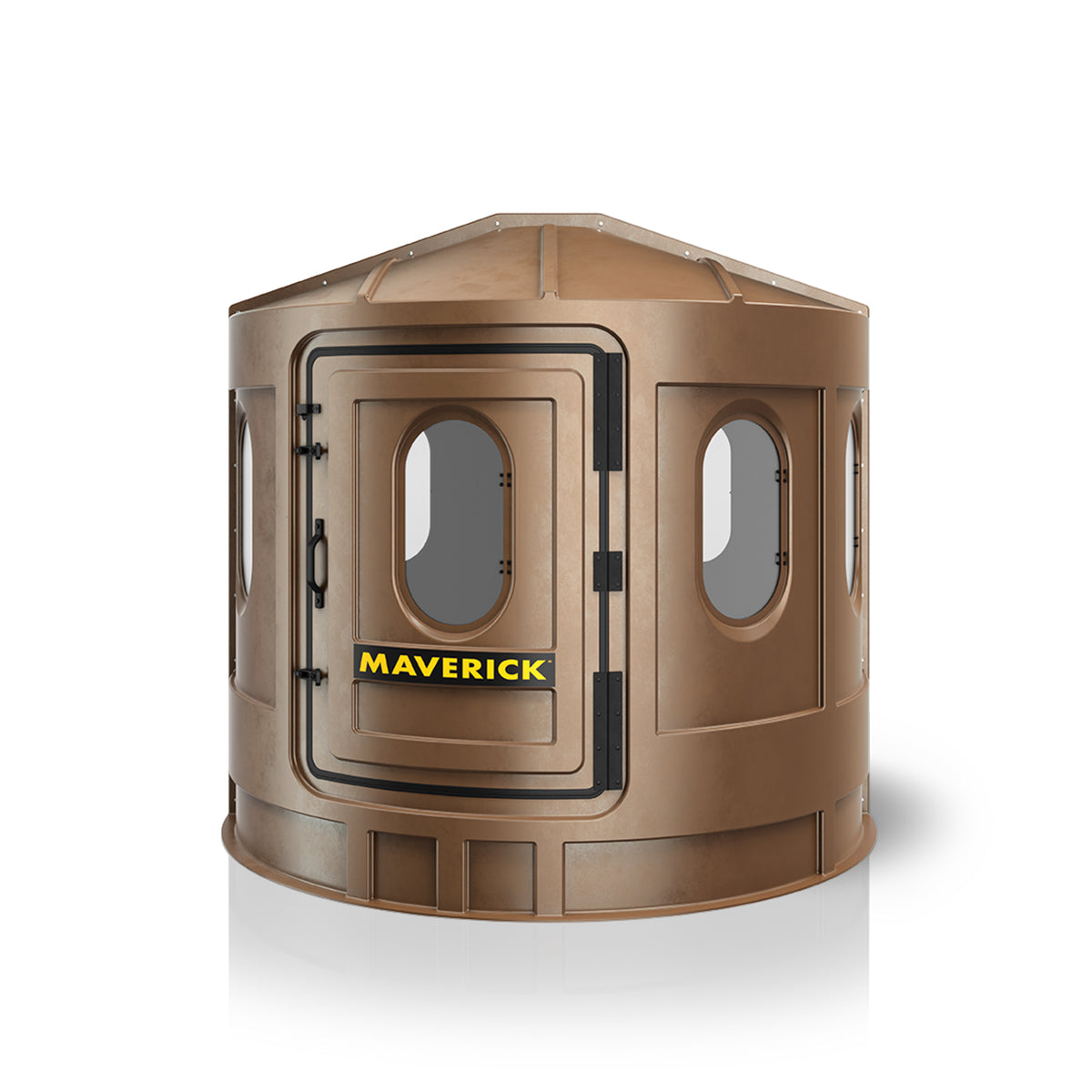 Maverick XL Hunting Blind in Brown with Clear Windows 00322
