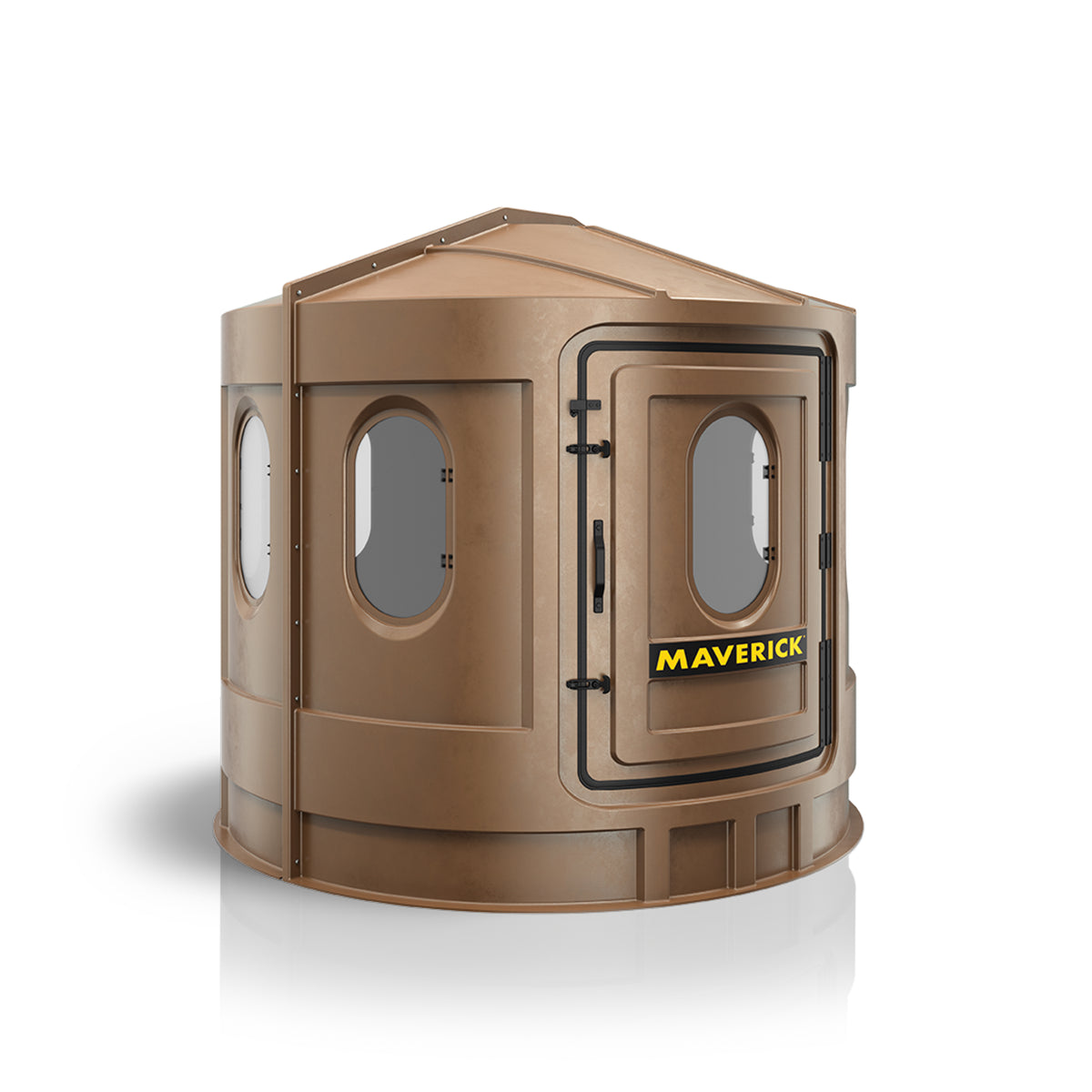 Maverick XL Hunting Blind in Brown with Clear Windows 00322