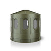 maverick xl hunting blind in green with clear windows 00319