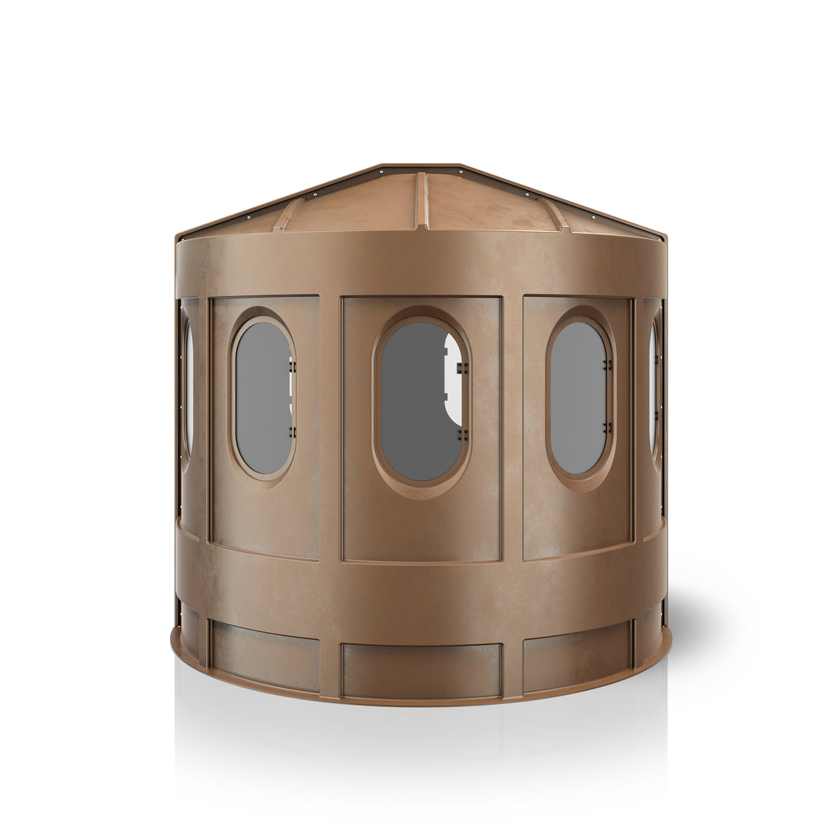Maverick XL Hunting Blind in Brown with Clear Windows 00322