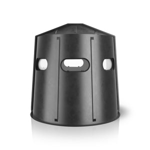 maverick 6-shooter deer hunting blind in black with clear windows