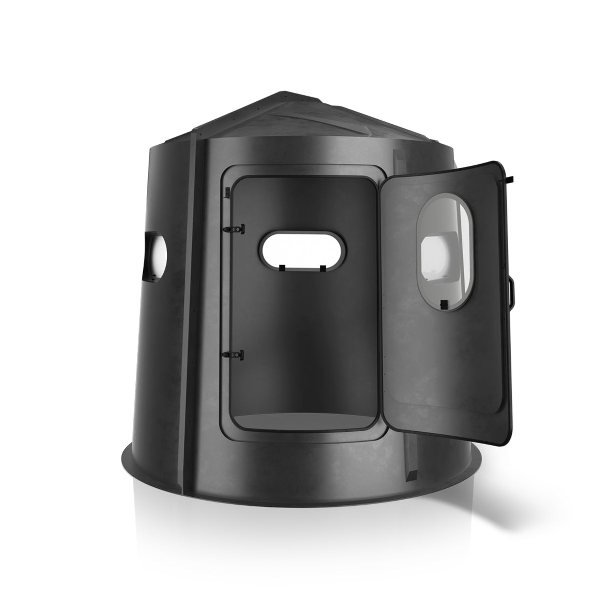 Maverick 5-Shooter GX Deer Blind in Black with Clear Windows