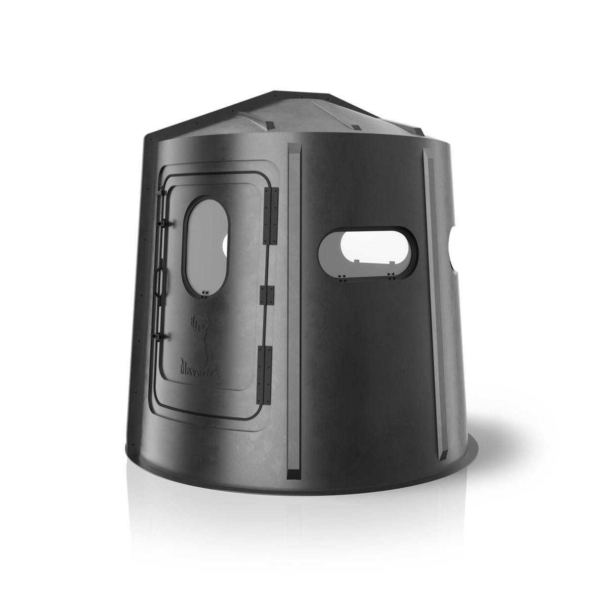 Maverick 5-Shooter GX Deer Blind in Black with Clear Windows