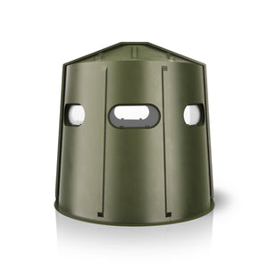 maverick 5-shooter gx deer blind in green with clear windows