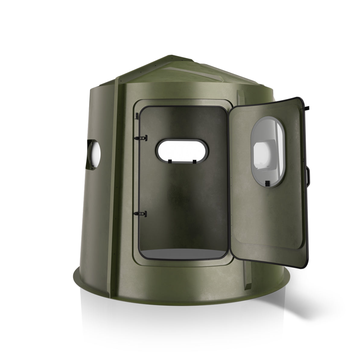 Maverick 5-Shooter GX Deer Blind in Green with Clear Windows