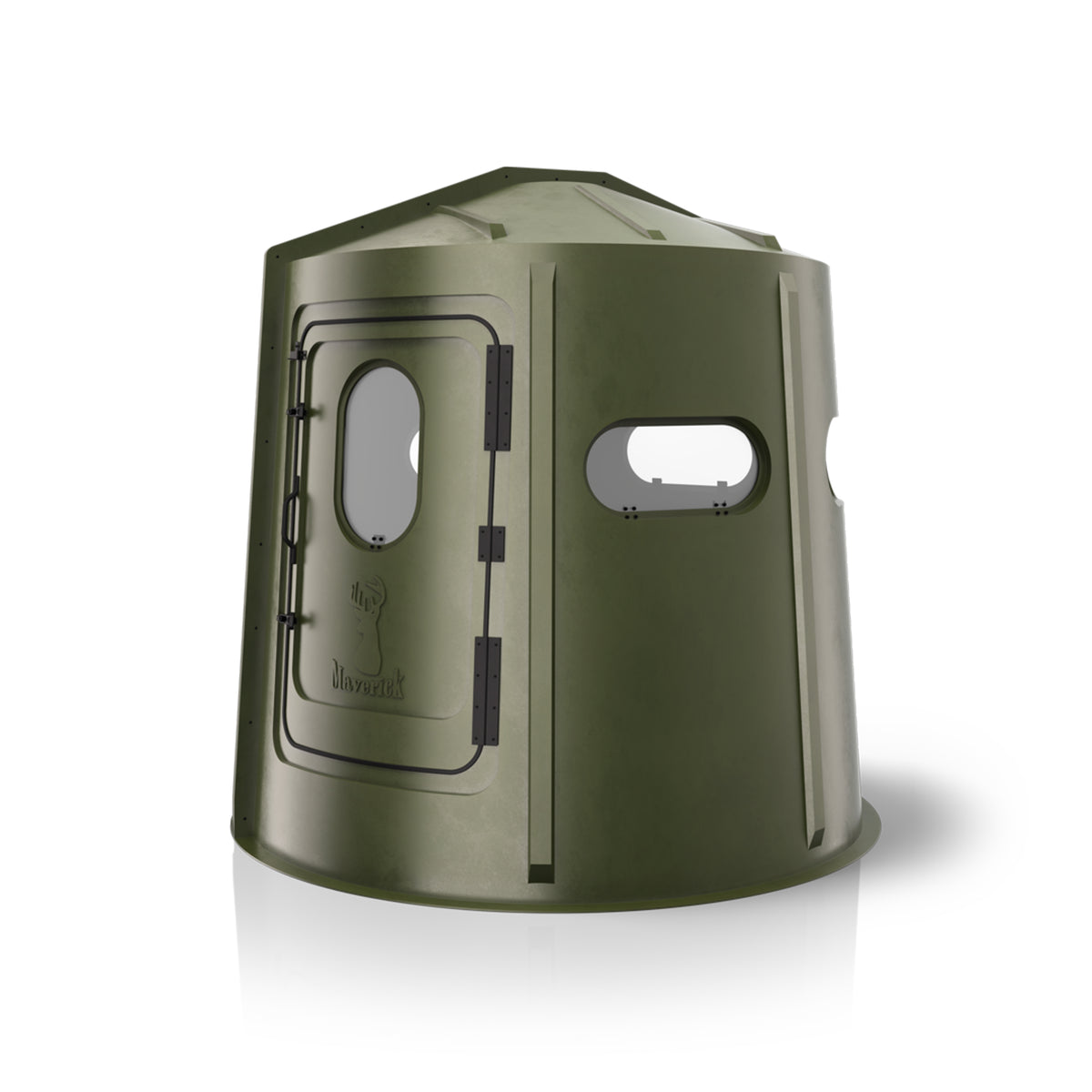 Maverick 5-Shooter GX Deer Blind in Green with Clear Windows
