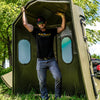 Maverick 6-Shooter Deer Hunting Blind in Green with Tinted Windows