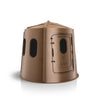 Maverick 6-Shooter Deer Hunting Blind in Brown with Tinted Windows