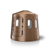 Maverick 6-Shooter Deer Hunting Blind in Brown with Clear Windows