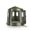 Maverick 6-Shooter Deer Hunting Blind in Green with Clear Windows