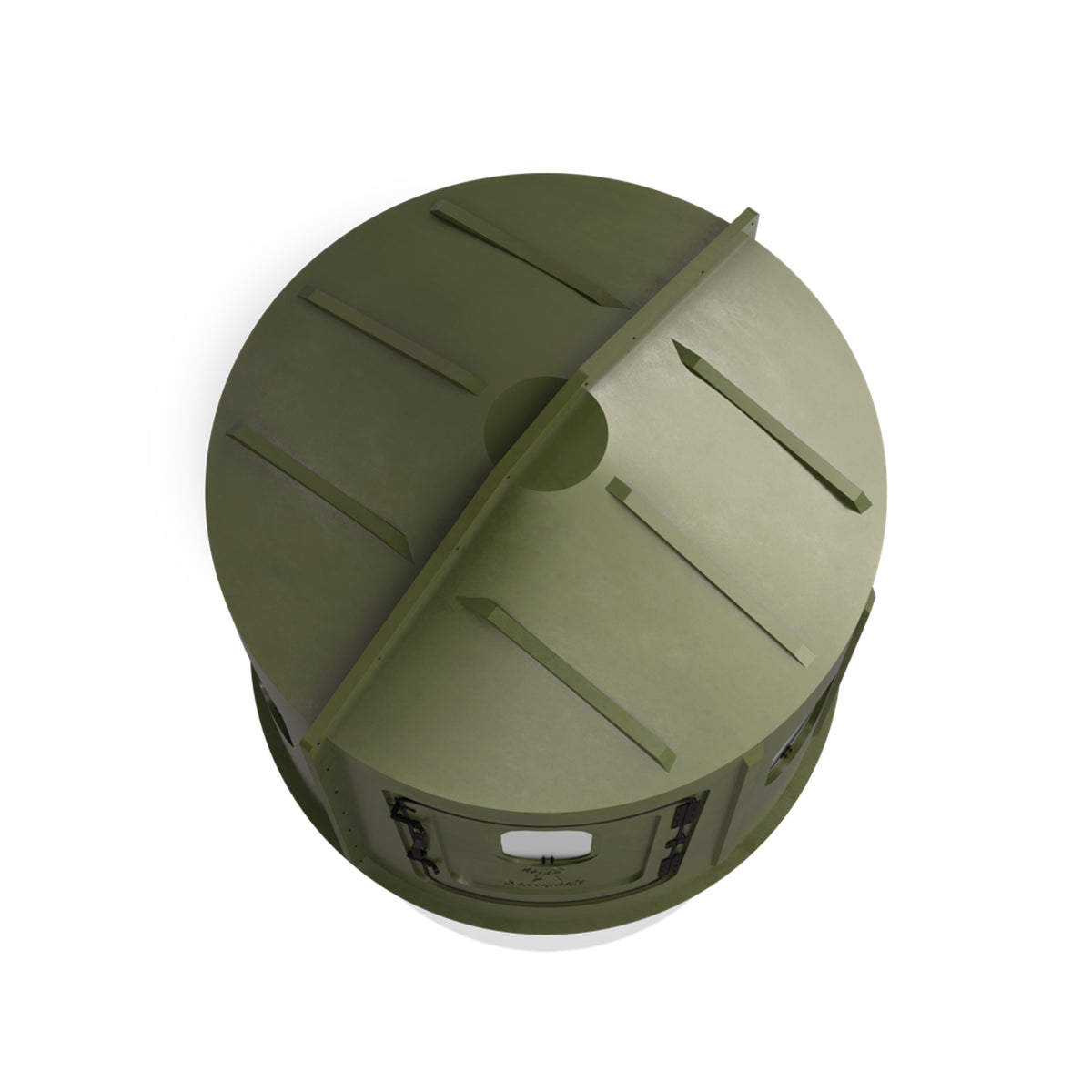 Maverick 6-Shooter Deer Hunting Blind in Green with Clear Windows