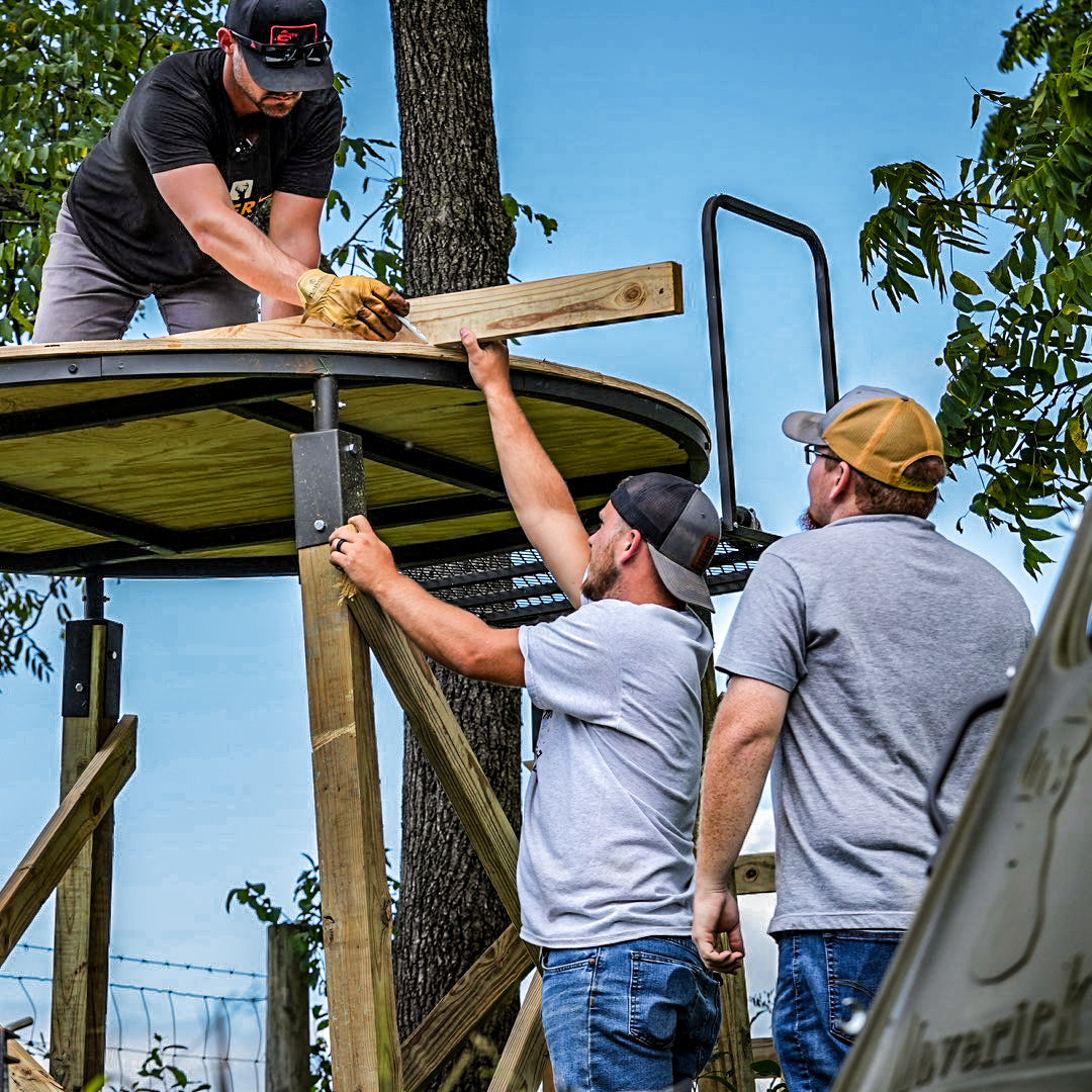 Booner Nex-Level Round Floor Base With Platform Mounts 00232