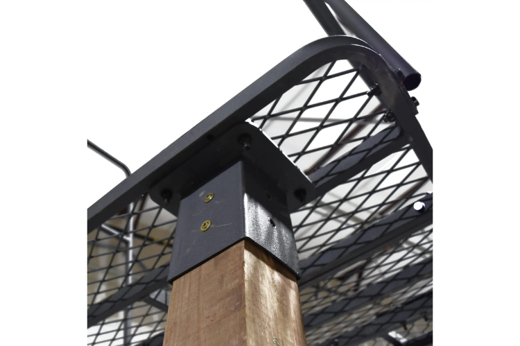 A RAM 650 platform with receivers perfect for your RAM 650 elevated hunting blind adventure.