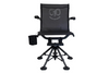 The RAM SG 360 Hunting Chair in black, equipped with a supportive seat and armrests for enhanced comfort.