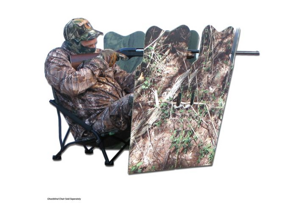 GhostBlind Phantom 6-Panel Mirrored Ground Blind – Lightweight, portable hunting blind with mirrored panels for superior natural concealment.
