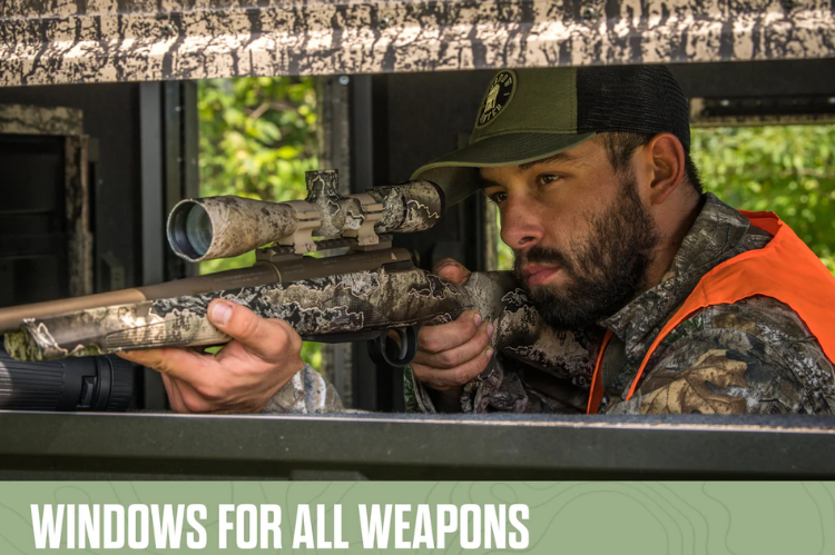 Shadow Hunter Marksman 6x6 Octagon Combo Hunting Blind – Durable, all-weather hunting blind for ultimate concealment and comfort.