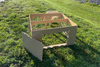 Snap Lock Coop Stand with Stairs – Elevated Platform for Easy Access and Ventilation for Your Chicken Coop