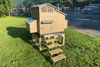 Snap Lock Coop Stand with Stairs – Elevated Platform for Easy Access and Ventilation for Your Chicken Coop