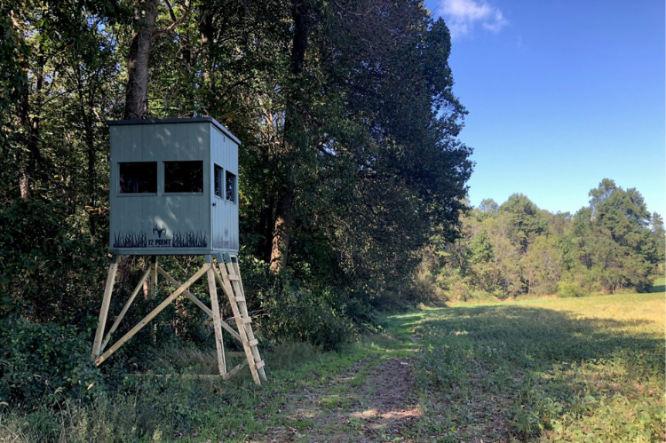 Durable 5x5 Booner blind from 12 Point Hunting Blinds