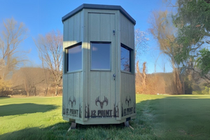 12 point hunting blinds the 6’ octagon