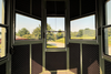 12 Point 6-Foot Octagon Hunting Blind Interior