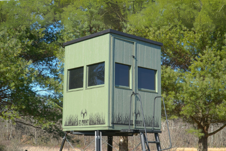 6x6 Double Barrel Blind by 12 Point Hunting Blinds