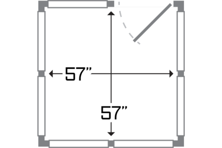 Durable 5x5 Booner blind from 12 Point Hunting Blinds Dimension