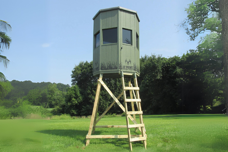 12 Point 6-Foot Octagon Hunting Blind
