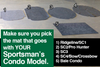 sportsman condo mat for sc-3 bale bow and crossbow condo