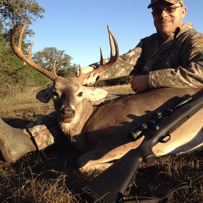William Craven with His Impressive Buck Trophy