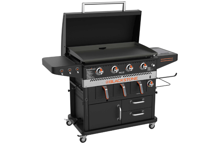 Blackstone 1923 Patio 36" Griddle with Air Fryer Combo, durable Blackstone griddle built for hearty hunting camp meals