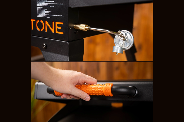 Blackstone 17" Griddle with Hood 1939, portable 17 inch Blackstone griddle for outdoor cooking