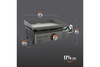 Blackstone 17" Tabletop Griddle 2142, portable Blackstone tabletop griddle perfect for hunting trips and outdoor cooking, delivering even heat and easy cleanup