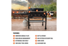 Blackstone 36" Omnivore Griddle 2212 with hard cover, durable Blackstone griddle station designed for even heat and outdoor cooking