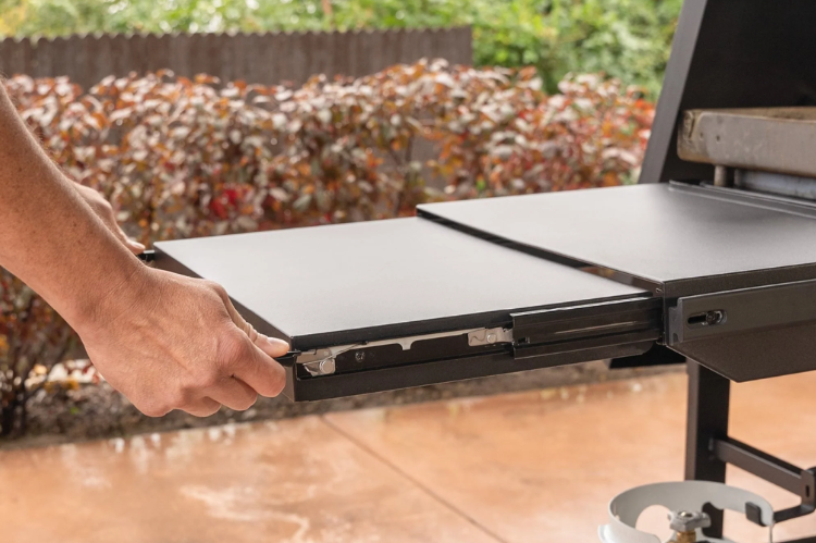 Blackstone 36" Omnivore Griddle 2212 with hard cover, durable Blackstone griddle station designed for even heat and outdoor cooking